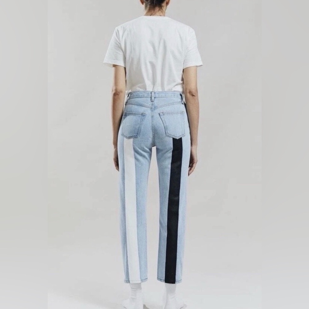 STILL HERE denim Tate jeans vintage blue black & white size 26